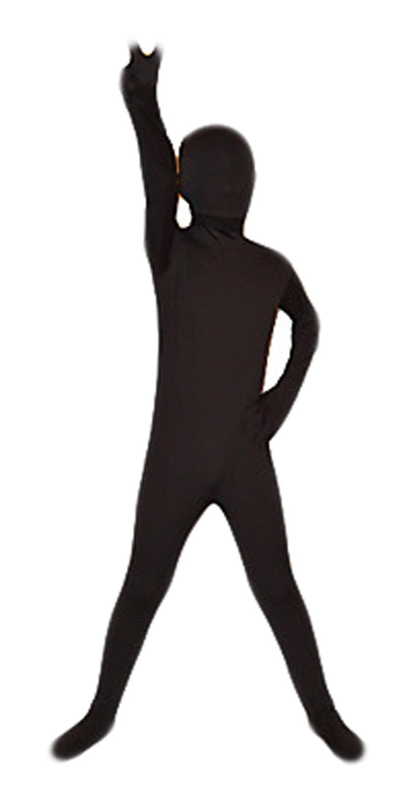 Seeksmile Kids Costume Full Body Zentai Suit (Large, Black) - Image 3